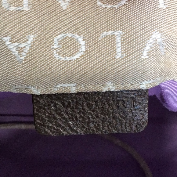 EUC.  BVLGARI Medium Tote Bag in Cream - Picture 13 of 14